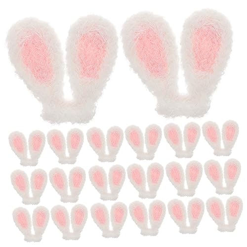 MAGICLULU 20st Hasenohren Selber Machen Bopper Hamsterspielzeug Hasenohren Kostüm Hasenkostüm Schnüffeln Hasenohr-bastelarbeiten Hase Plüsch Hasenohr-anhänger Spielzeughase Stoff Weiß MAGICLULU 20st Hasenohren Selber Machen Bopper Hamsterspielzeug Hasenohren Kostüm Hasenkostüm Schnüffeln Hasenohr-bastelarbeiten Hase Plüsch Hasenohr-anhänger Spielzeughase Stoff Weiß von MAGICLULU