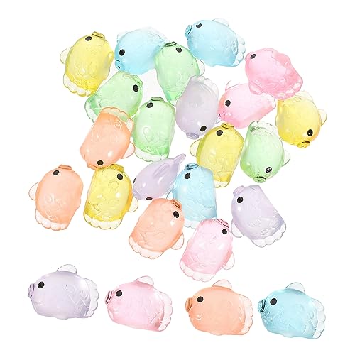 MAGICLULU 24 Stücke Mini Harz Fisch Figuren Für Aquarium Nette Dekorative Mini Ornamente MAGICLULU 24 Stücke Mini Harz Fisch Figuren Für Aquarium Nette Dekorative Mini Ornamente von MAGICLULU