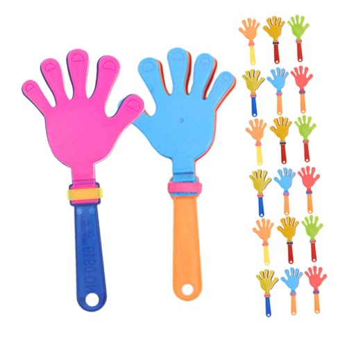 MAGICLULU 24 Stück Teiliges Bunte Handklatscher aus Stabilem Kunststoff Laute Noisemaker für Sportveranstaltungen und Partys Wiederverwendbare Klatschhände Tragbar und Langlebig zum MAGICLULU 24 Stück Teiliges Bunte Handklatscher aus Stabilem Kunststoff Laute Noisemaker für Sportveranstaltungen und Partys Wiederverwendbare Klatschhände Tragbar und Langlebig zum von MAGICLULU