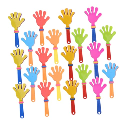 MAGICLULU 25 Stück Teiliges Bunte Plastik Handklatscher Lauter Party Handklatschen für Geburtstage Sportveranstaltungen Hochzeitsfeiern Karneval MAGICLULU 25 Stück Teiliges Bunte Plastik Handklatscher Lauter Party Handklatschen für Geburtstage Sportveranstaltungen Hochzeitsfeiern Karneval von MAGICLULU