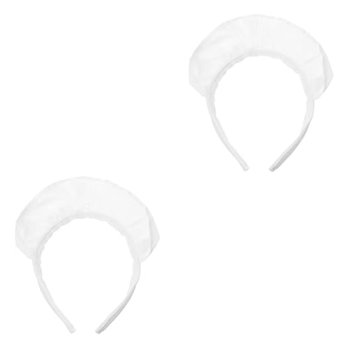 MAGICLULU 2St Dienstmädchen-Tiara haar zubehör haarschmuck Stirnbänder Stirnband Party-Kopfschmuck Magd Kostüm Requisite Spitze Dienstmädchen-Outfit Requisiten Kopfbedeckung Damen Plastik MAGICLULU 2St Dienstmädchen-Tiara haar zubehör haarschmuck Stirnbänder Stirnband Party-Kopfschmuck Magd Kostüm Requisite Spitze Dienstmädchen-Outfit Requisiten Kopfbedeckung Damen Plastik von MAGICLULU