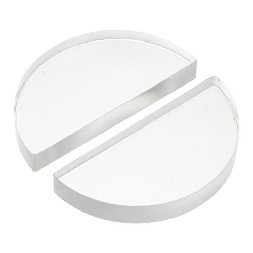 MAGICLULU 2Stücke Physikalische Optische aus Halbrundglas Lehrhilfsmittel für Experimente zur Demonstration von Lichtprinzipien Effekten Leicht Tragbar für Unterricht MAGICLULU 2Stücke Physikalische Optische aus Halbrundglas Lehrhilfsmittel für Experimente zur Demonstration von Lichtprinzipien Effekten Leicht Tragbar für Unterricht von MAGICLULU