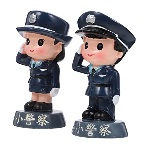 MAGICLULU 2Stücke Polizeifigur Polizisten Modell für Kuchendekoration Tortendeko für Kindergeburtstage Kreative Figuren für Unvergessliche MAGICLULU 2Stücke Polizeifigur Polizisten Modell für Kuchendekoration Tortendeko für Kindergeburtstage Kreative Figuren für Unvergessliche von MAGICLULU