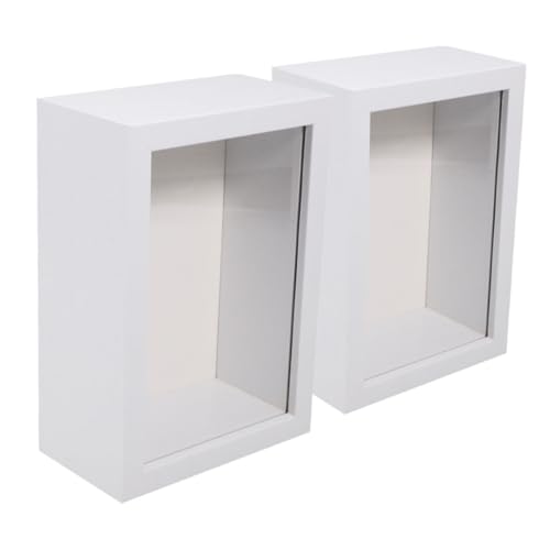MAGICLULU 2pcs Holzbox Rahmen Holz Deep Box Display -hülle Mit Fenster 3d -bilderrahmen Für Getrocknete Blumen DIY Bastelhochzeit Erinnerungen Fotos MAGICLULU 2pcs Holzbox Rahmen Holz Deep Box Display -hülle Mit Fenster 3d -bilderrahmen Für Getrocknete Blumen DIY Bastelhochzeit Erinnerungen Fotos von MAGICLULU
