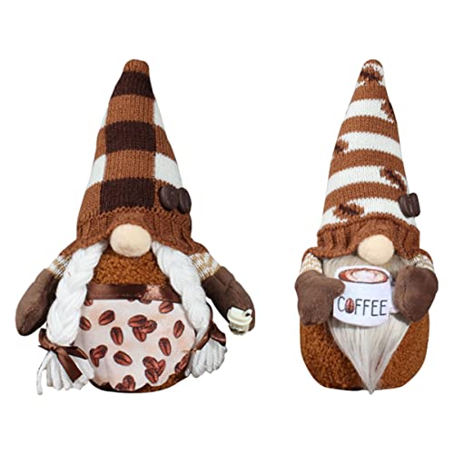 MAGICLULU 2pcs Plüsch GNOME Spielzeug GNOME Puppe Wohnkultur Kaffee Zwerg Ornament Für Weihnachten MAGICLULU 2pcs Plüsch GNOME Spielzeug GNOME Puppe Wohnkultur Kaffee Zwerg Ornament Für Weihnachten von MAGICLULU