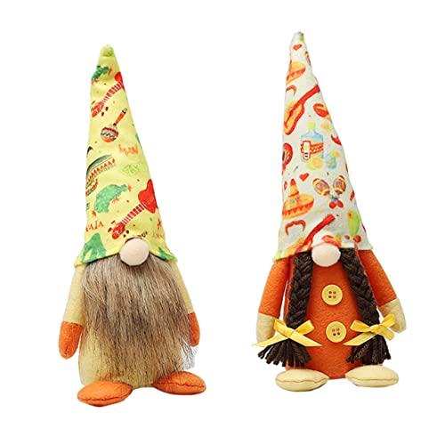 MAGICLULU 2st Mexikanische Puppe Zwergpuppe Plüsch Handgemachter Gnom Gesichtsloser Gnom Karnevalswichtel Puppe Gnom-Puppe Puppenhaus Festival- Entzückendes Puppendekor Stoff MAGICLULU 2st Mexikanische Puppe Zwergpuppe Plüsch Handgemachter Gnom Gesichtsloser Gnom Karnevalswichtel Puppe Gnom-Puppe Puppenhaus Festival- Entzückendes Puppendekor Stoff von MAGICLULU
