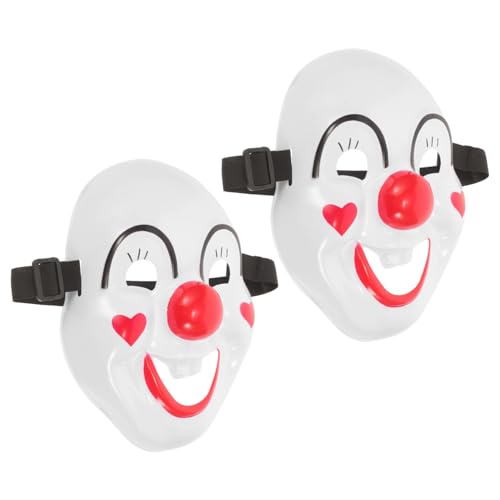 MAGICLULU 2st Party-maske Halloween-maskenmasken Clown-kostümmasken Clown-gesichtsmaske Clown-performance-requisite Horror-cosplay-maske Horror-clown-masken Kind Erwachsener Kleidung Plastik von MAGICLULU