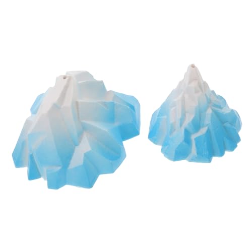 MAGICLULU 2 Stücke Eisberg Aquarium Dekoration Miniatur Eisberge Aquarium Tank Ornament von MAGICLULU