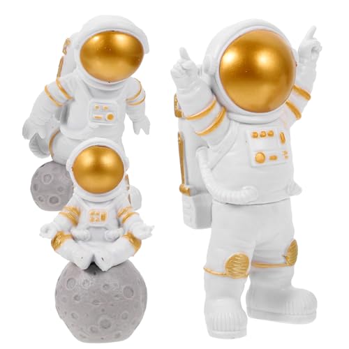 MAGICLULU 3 Stück Astronauten-kuchendekoration Geburtstagskuchen Geburtstagstorte Dekoration Kuchenverzierung Astronauten-partyzubehör Figur Raumschiff Astronautenkuchen Pvc MAGICLULU 3 Stück Astronauten-kuchendekoration Geburtstagskuchen Geburtstagstorte Dekoration Kuchenverzierung Astronauten-partyzubehör Figur Raumschiff Astronautenkuchen Pvc von MAGICLULU
