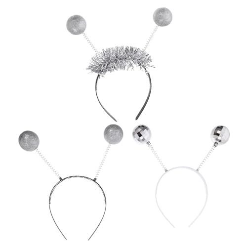 MAGICLULU Niedliches Alien Stirnband Mit Spiegel - Disco Stirnband Für Erwachsenenkostüme Partyhighlight Für Halloween von MAGICLULU