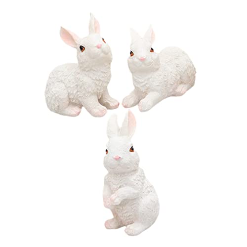 MAGICLULU Decor Bunny Ornament Harz Figuren Ostern Bunny Dekorationen Bunny Dekorationen Für Home MAGICLULU Decor Bunny Ornament Harz Figuren Ostern Bunny Dekorationen Bunny Dekorationen Für Home von MAGICLULU