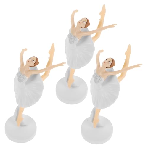 MAGICLULU 3 Stück Kuchendekoration Ballettröckchen Dekorationen für Mädchenfiguren Party Wunder kuchen dekoration geburtstagsdekoration Hochzeits-Cupcake-Topper Ballett Dekorationen PVC Weiß MAGICLULU 3 Stück Kuchendekoration Ballettröckchen Dekorationen für Mädchenfiguren Party Wunder kuchen dekoration geburtstagsdekoration Hochzeits-Cupcake-Topper Ballett Dekorationen PVC Weiß von MAGICLULU