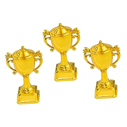 MAGICLULU 3 Stück dekorative Ornamente klein Kuchen große Trophäe Mini-Trophäenbecher Dekorationen Kind Trophäendekor Trophäen-Topper Tortendekorationsaufsätze Plastik Golden MAGICLULU 3 Stück dekorative Ornamente klein Kuchen große Trophäe Mini-Trophäenbecher Dekorationen Kind Trophäendekor Trophäen-Topper Tortendekorationsaufsätze Plastik Golden von MAGICLULU