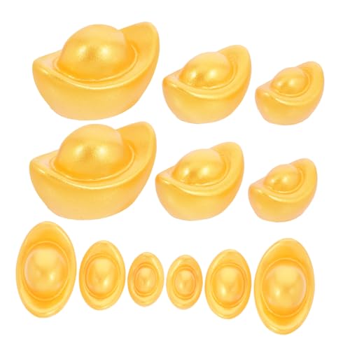 MAGICLULU 30 Stücke Miniatur Goldene Barren Chinesischen Harz Für Feng Shui Reichtum MAGICLULU 30 Stücke Miniatur Goldene Barren Chinesischen Harz Für Feng Shui Reichtum von MAGICLULU