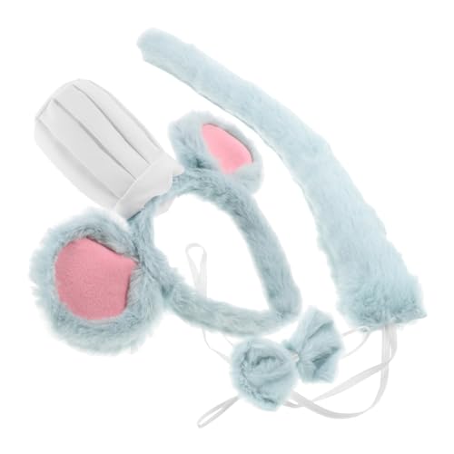 MAGICLULU 3St Koch- -Kostüm Plüsch Haushaltswäscher Kuscheltiere aus dem Wald Wäscheklammern Tierohren Kopfbedeckung Verkleidung für Mäuseohren klein Mausohren Stoff Green MAGICLULU 3St Koch- -Kostüm Plüsch Haushaltswäscher Kuscheltiere aus dem Wald Wäscheklammern Tierohren Kopfbedeckung Verkleidung für Mäuseohren klein Mausohren Stoff Green von MAGICLULU
