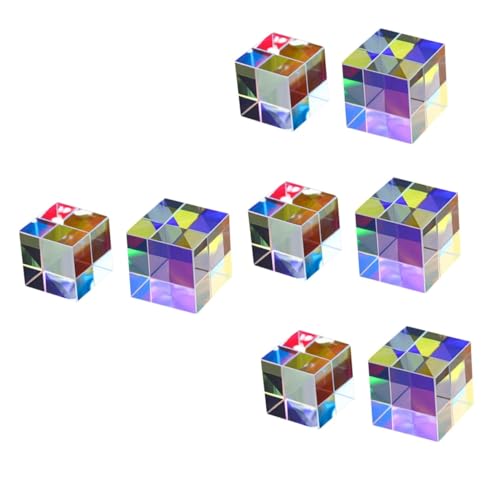 MAGICLULU 4 Sätze Spektrometer Optische Lehrprismen Würfelprismen Optischer Prismenwürfel Optische Prismen Würfelförmige Prismen-requisite Quadratische Prismen Prisma Spiegel 2 Stück * 4 MAGICLULU 4 Sätze Spektrometer Optische Lehrprismen Würfelprismen Optischer Prismenwürfel Optische Prismen Würfelförmige Prismen-requisite Quadratische Prismen Prisma Spiegel 2 Stück * 4 von MAGICLULU