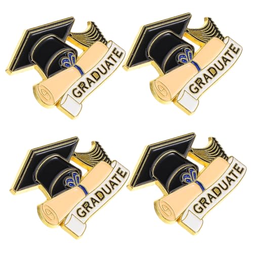 MAGICLULU 4 Stück Abschlussbrosche College Abschluss Damen Kappe Revers Schulabschlusskappen Pins Abschlussknopf Pins Abschlusskappe Pins Abschluss Gedenkfeier Abschluss Ihre Legierung MAGICLULU 4 Stück Abschlussbrosche College Abschluss Damen Kappe Revers Schulabschlusskappen Pins Abschlussknopf Pins Abschlusskappe Pins Abschluss Gedenkfeier Abschluss Ihre Legierung von MAGICLULU