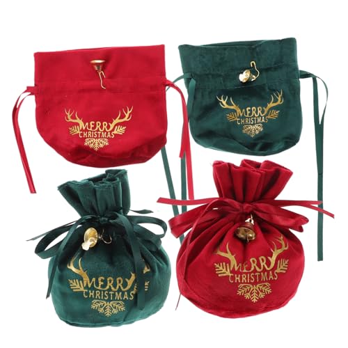 MAGICLULU 4 Stück Apfeltasche Samt geschenkverpackung weihnachtsgeschenktüten Beutel für Süßigkeiten kleine geschenktaschen kleine weihnachtliche Kordelzugbeutel Urlaubstüten Stoff MAGICLULU 4 Stück Apfeltasche Samt geschenkverpackung weihnachtsgeschenktüten Beutel für Süßigkeiten kleine geschenktaschen kleine weihnachtliche Kordelzugbeutel Urlaubstüten Stoff von MAGICLULU