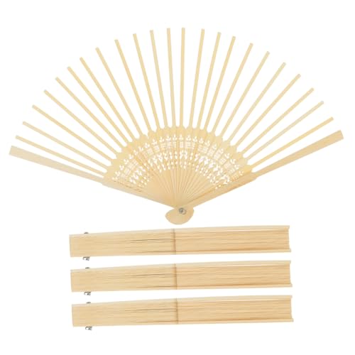 MAGICLULU 4 Stück DIY Handgefertigte Faltventilator Bastelmaterialien Leichte und Stabile Japanische Fächer Rohlinge aus Unbehandeltem Einfach zu Montieren für Kreative Projekte MAGICLULU 4 Stück DIY Handgefertigte Faltventilator Bastelmaterialien Leichte und Stabile Japanische Fächer Rohlinge aus Unbehandeltem Einfach zu Montieren für Kreative Projekte von MAGICLULU