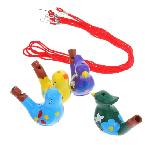 MAGICLULU 4 Stück Keramik Vogelpfeifen im Wassermusikinstrumente für Kindergeburtstage Partygeschenke und Kreative Spielstunden Sicher und Robust aus Keramik für Altersgruppen MAGICLULU 4 Stück Keramik Vogelpfeifen im Wassermusikinstrumente für Kindergeburtstage Partygeschenke und Kreative Spielstunden Sicher und Robust aus Keramik für Altersgruppen von MAGICLULU