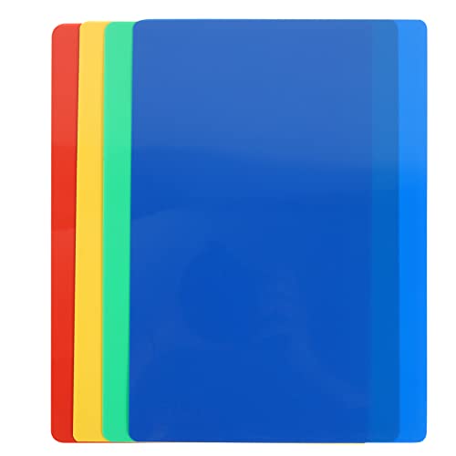 MAGICLULU 4 Stück Kunstmatten Für Kinder Plastilin-Spielmatten Ton-Schneidebretter Mehrzweckmatte Kunststoff-Bastelunterlage Für Kunsthandwerk (Gemischte Farben) von MAGICLULU