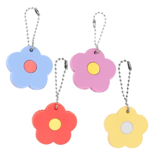 MAGICLULU 4 Stück Niedliche Schlüsselabdeckungen Blumen Schlüsselhüllen für Hausschlüssel Kreatives Design Leicht und Tragbar für und Alltag von MAGICLULU