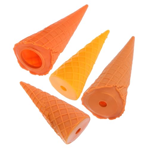 MAGICLULU 4 Stück Simuliertes Vakuum -Sprödzylindermodell Eiscreme -Kegelprobe simuliertes EIS Simulationseismodell Kunststoff -Eiszapfen Modelle simulierte Eistüte gefälschte Eiswaffel PVC MAGICLULU 4 Stück Simuliertes Vakuum -Sprödzylindermodell Eiscreme -Kegelprobe simuliertes EIS Simulationseismodell Kunststoff -Eiszapfen Modelle simulierte Eistüte gefälschte Eiswaffel PVC von MAGICLULU