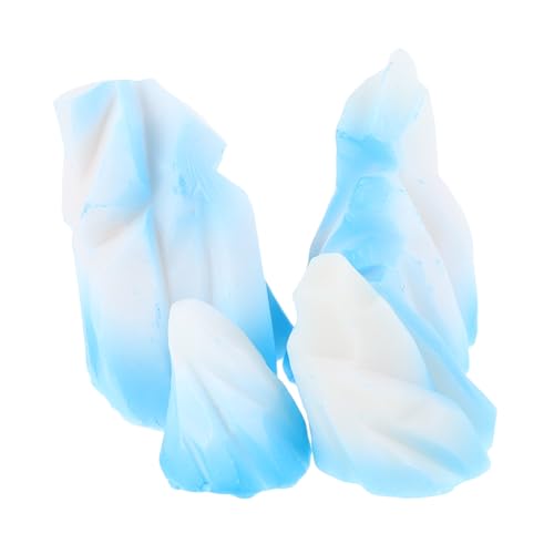 MAGICLULU 4 Stück Teiliges Mini Figuren aus Kunstharz Realistische Miniatur Skulpturen für Mikrolandschaften Mikro Garten Dekoration Zauberhafte Mini Ornamente für Bücherregal und Aquarium von MAGICLULU