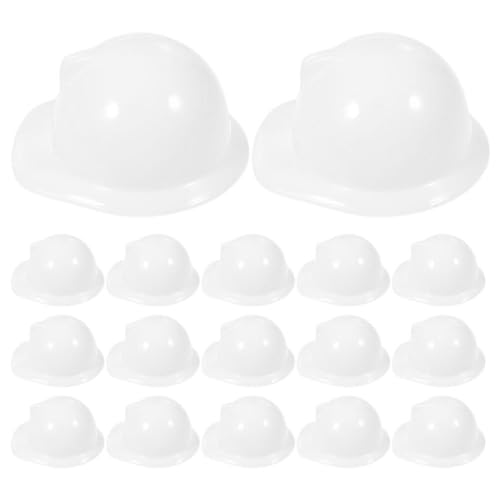 MAGICLULU 40 Stück Mini-schutzhelme Bauhelm-spielzeug Miniatur-schutzhelme Für Kinder Party-verkleidung Puppenzubehör von MAGICLULU