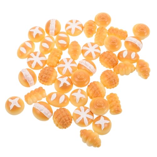 MAGICLULU 40 Stück Teiliges Miniatur Deko Brot aus Robustem Resin Realistische Formen und für Puppenhaus DIY Bastelprojekte Kreative Mikrolandschaften und Küchendekoration von MAGICLULU