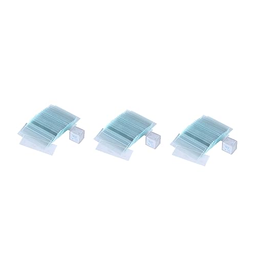 MAGICLULU 450Stücke Mikroskop Objektträger Vorgefertigte Glasrutschen Deckgläser Für Laboranwendungen Für Optische Mikroskope Probenidentifikation Sicherer Einsatz von MAGICLULU