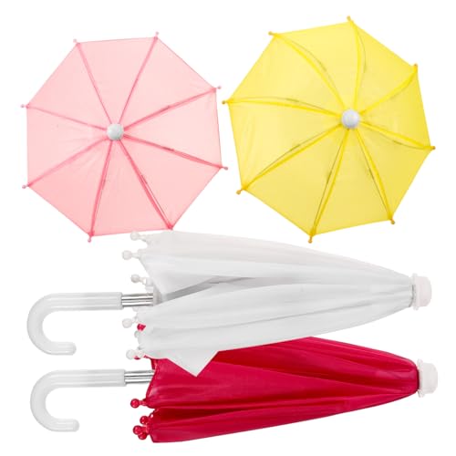MAGICLULU 4Stücke Regenschirm für Puppenhäuser Dekorative Mini Regenschirme und Rollenspielzubehör für Kreative Spielideen MAGICLULU 4Stücke Regenschirm für Puppenhäuser Dekorative Mini Regenschirme und Rollenspielzubehör für Kreative Spielideen von MAGICLULU