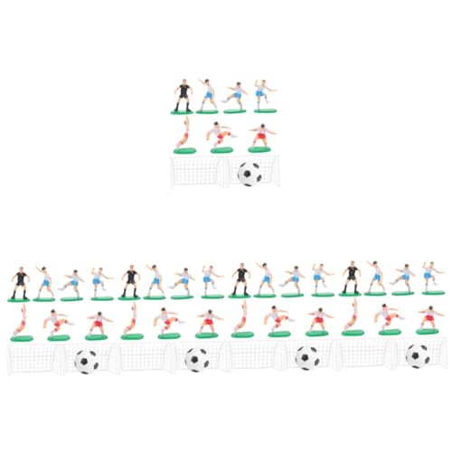 MAGICLULU 5 Sets Fußballmannschafts Dekoration Fußball Geburtstagskuchen Dekoration Fußball Kuchen Dekoration Fußball Party Fußball Kuchen Topper Fußball Party Dekorationen Topper von MAGICLULU