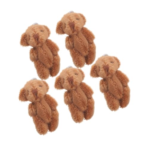 MAGICLULU Mini-bär Spielzeug Stofftier Groß Realistische Plüschbär Puppen Für Fotografie Requisiten Puppenhaus Zubehör von MAGICLULU