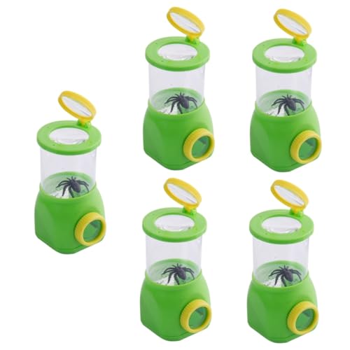 MAGICLULU 5 Stück Insektenbetrachter Futterkäfig für Insekten Vergrößerungsglas Explorer Kit Insektenwanzen-Viewer Vitrine für Insekten Bug-Vergrößerungs-Viewer Zuschauer Käferkäfig p.s MAGICLULU 5 Stück Insektenbetrachter Futterkäfig für Insekten Vergrößerungsglas Explorer Kit Insektenwanzen-Viewer Vitrine für Insekten Bug-Vergrößerungs-Viewer Zuschauer Käferkäfig p.s von MAGICLULU