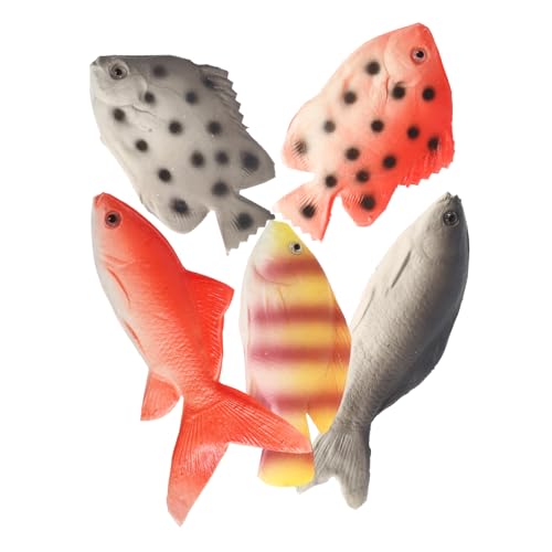MAGICLULU 5 Stück Simulation Fischmodell Fisch Dekoration gefälschter Fisch künstlich Simulation von Tierfiguren Simulation Tiermodell Fisch-Requisite Fisch-Modell Prop -Fisch Fisch Figur Pu MAGICLULU 5 Stück Simulation Fischmodell Fisch Dekoration gefälschter Fisch künstlich Simulation von Tierfiguren Simulation Tiermodell Fisch-Requisite Fisch-Modell Prop -Fisch Fisch Figur Pu von MAGICLULU