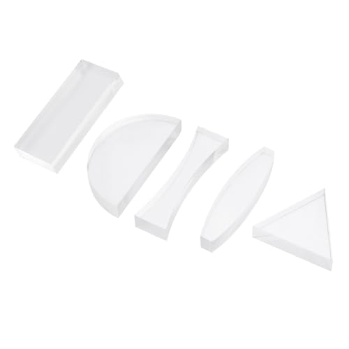 MAGICLULU 5 Stück Teiliges Acryl optiklinsen Konvexen und Konkaven Linsen Vielseitige Formen für Physik experimente Leicht Langlebig für Schüler und Lehrer im Naturwissenschaftlichen MAGICLULU 5 Stück Teiliges Acryl optiklinsen Konvexen und Konkaven Linsen Vielseitige Formen für Physik experimente Leicht Langlebig für Schüler und Lehrer im Naturwissenschaftlichen von MAGICLULU