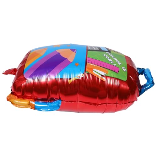 MAGICLULU 5 Stück Teiliges Schulranzen Folienballon aus Robustem Aluminiumfilm Wiederverwendbare Einfach Aufzublasende Schulanfang Deko für Kindergarten und Klassenraum für Back To School MAGICLULU 5 Stück Teiliges Schulranzen Folienballon aus Robustem Aluminiumfilm Wiederverwendbare Einfach Aufzublasende Schulanfang Deko für Kindergarten und Klassenraum für Back To School von MAGICLULU