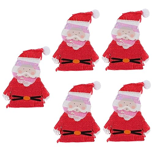 MAGICLULU 5 Stück Weihnachtliche Pinata aus Umweltfreundlichem mit Süßigkeitenfüllung Kreatives für Robustes Party Highlight für Outdoor Feiern und Festliche Überraschungen MAGICLULU 5 Stück Weihnachtliche Pinata aus Umweltfreundlichem mit Süßigkeitenfüllung Kreatives für Robustes Party Highlight für Outdoor Feiern und Festliche Überraschungen von MAGICLULU