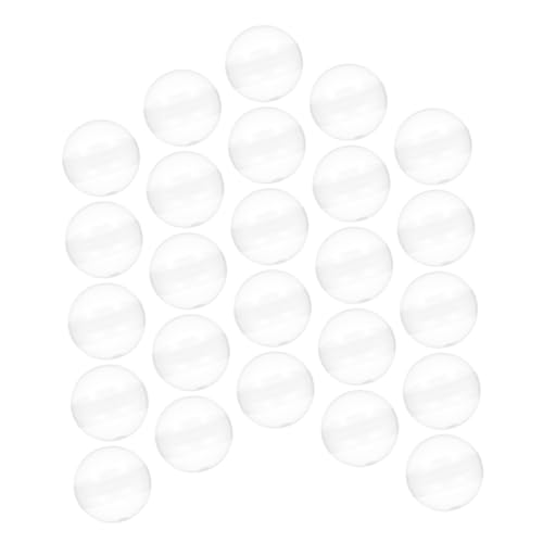 MAGICLULU 50 Stück Gacha-Schale Klauenmaschinenkapseln Kapseln Für Münzhalter Kapseln, Spielzeugkapseln Kapseln Für Spielzeugautomaten Leere Klare Runde Kapseln Packball Plastik Transparent von MAGICLULU