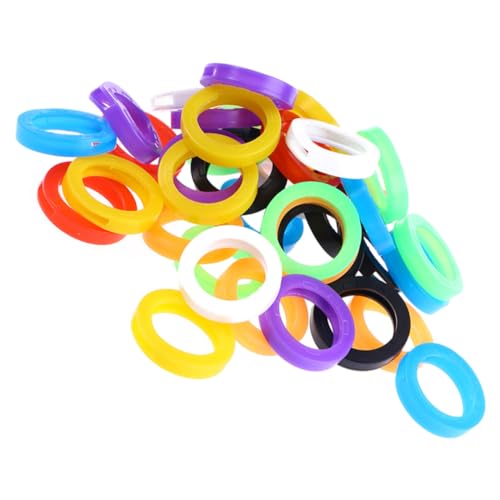 MAGICLULU 50 Stück Silikon Schlüsselabdeckungen Bunte Schlüsselhüllen für Einfache Schlüsselidentifizierung Flexibles Design und Staubgeschützt für Gängige Schlüssel MAGICLULU 50 Stück Silikon Schlüsselabdeckungen Bunte Schlüsselhüllen für Einfache Schlüsselidentifizierung Flexibles Design und Staubgeschützt für Gängige Schlüssel von MAGICLULU
