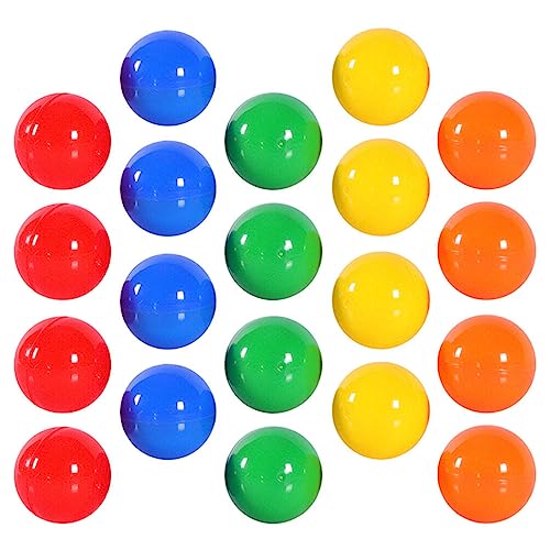 MAGICLULU 50 Stück Tombola-Bälle Lotterie-Hohlkugeln Kleine Befüllbare Kugeln Ornament Ohne Zahl Für Partygeschenke 3 cm 5 Farben MAGICLULU 50 Stück Tombola-Bälle Lotterie-Hohlkugeln Kleine Befüllbare Kugeln Ornament Ohne Zahl Für Partygeschenke 3 cm 5 Farben von MAGICLULU