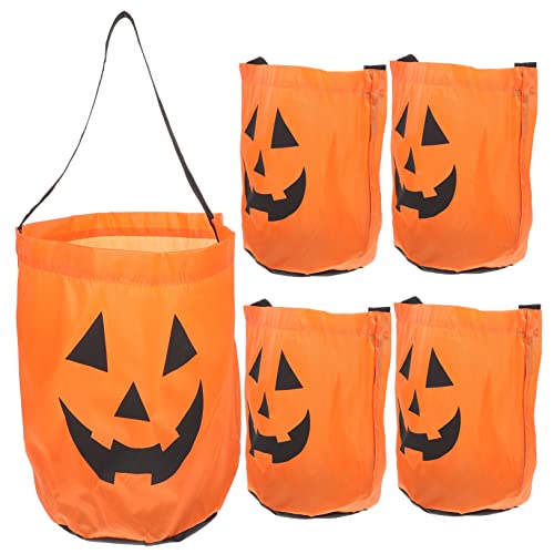 MAGICLULU 5Stücke Halloween Geschenktüten Süßigkeitenbeutel aus Robustem für Halloween Party Vielseitig Einsetzbar und Süßigkeiten MAGICLULU 5Stücke Halloween Geschenktüten Süßigkeitenbeutel aus Robustem für Halloween Party Vielseitig Einsetzbar und Süßigkeiten von MAGICLULU