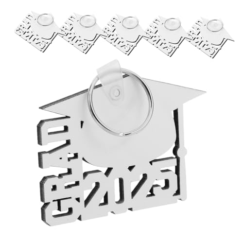 MAGICLULU 6 Stück 2025 Wärmeübertragung Schlüsselanhänger Hut Rote Achat Markierung Schnalle Buchstaben Kühlregal Rekorder Sublimation Bilderrahmen 2025 Adaptives Handbuch 6 Loch Okarinas von MAGICLULU