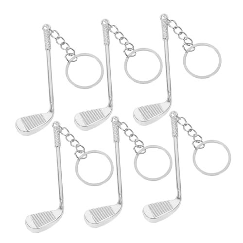 MAGICLULU 6 Stück Hochwertige Golfschläger Pendants für Männer und Frauen als Partygeschenk für Golf Multifunktionale Dekoration für Taschen und Rucksäcke von MAGICLULU