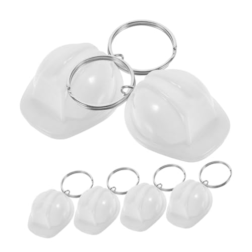 MAGICLULU 6 Stück Schlüsselanhänger Party Zubehör klein winzig anhänger spriegel pendant edith eger das anhängerschloß schenken Schlüsselkette Schlüsselbund Zinklegierung Weiß von MAGICLULU