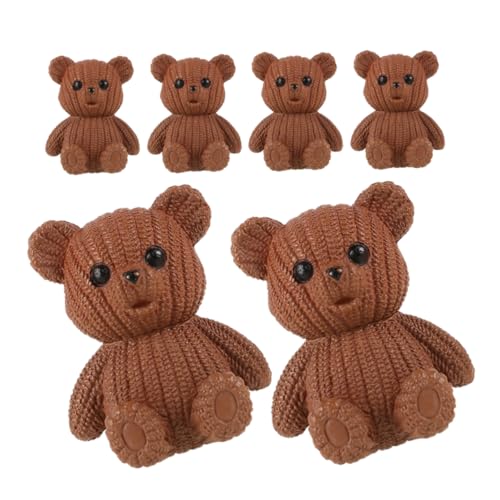 MAGICLULU Vielseitige PVC-bär-Dekorationen Mini-Figuren Für Partygeschenke Nach Hause MAGICLULU Vielseitige PVC-bär-Dekorationen Mini-Figuren Für Partygeschenke Nach Hause von MAGICLULU