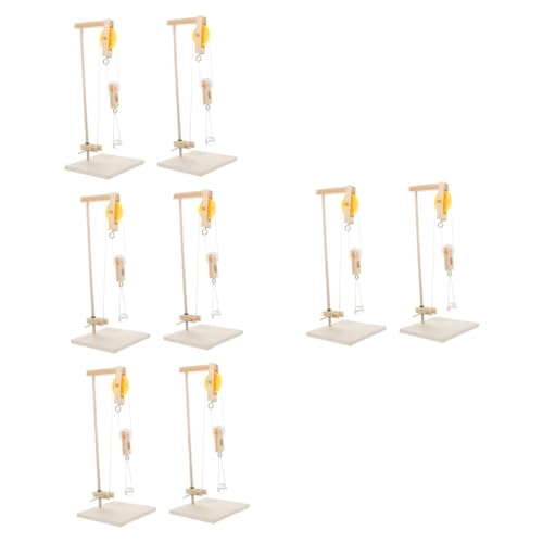 MAGICLULU 8 Sätze Flaschenzugmodell Experiment Ausbildung Rolle Bausatz Riemenscheiben-modellbausätze Lehrmittel Flaschenzug Und Halterung Physik-Tool Flaschenzugständer Plastik MAGICLULU 8 Sätze Flaschenzugmodell Experiment Ausbildung Rolle Bausatz Riemenscheiben-modellbausätze Lehrmittel Flaschenzug Und Halterung Physik-Tool Flaschenzugständer Plastik von MAGICLULU