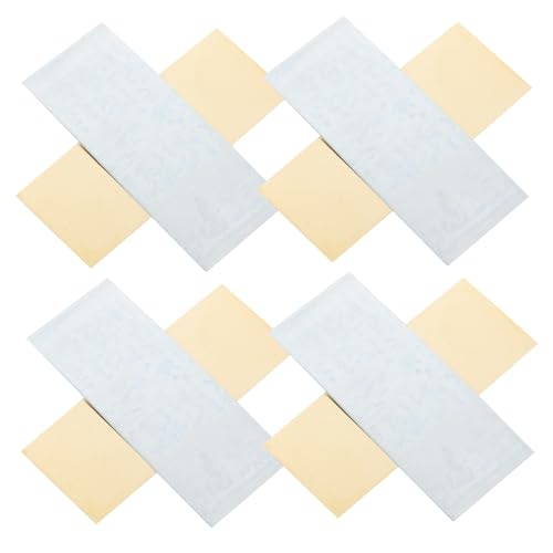 MAGICLULU 8 Stück Experimentelle Kupfer Zink Blätter Silber Aufkleberpapier Zinkstreifen Für Dachmoos Nickelanodenfolie Papier Zum Basteln Stammwissenschaft Metallgalvanik von MAGICLULU