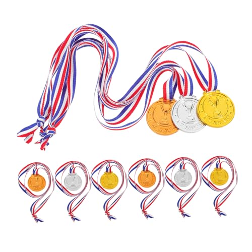 MAGICLULU 9pcs Plastikmedaillen Für Kinder Sport Meeting Medaillen Schreiben Medaillen Party Game Preisträger Medaillen Für Spiele Kinder Souvenirs MAGICLULU 9pcs Plastikmedaillen Für Kinder Sport Meeting Medaillen Schreiben Medaillen Party Game Preisträger Medaillen Für Spiele Kinder Souvenirs von MAGICLULU